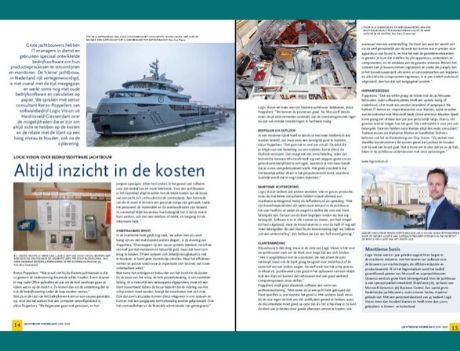 Collega Renzo Poppeliers in Magazine Jachtbouw Nederland