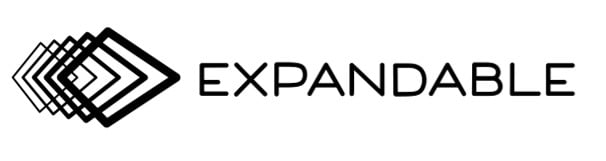 Expandable logo