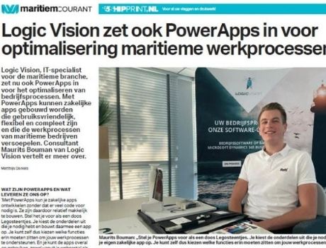 PowerApps & optimaliseren maritieme werkprocessen