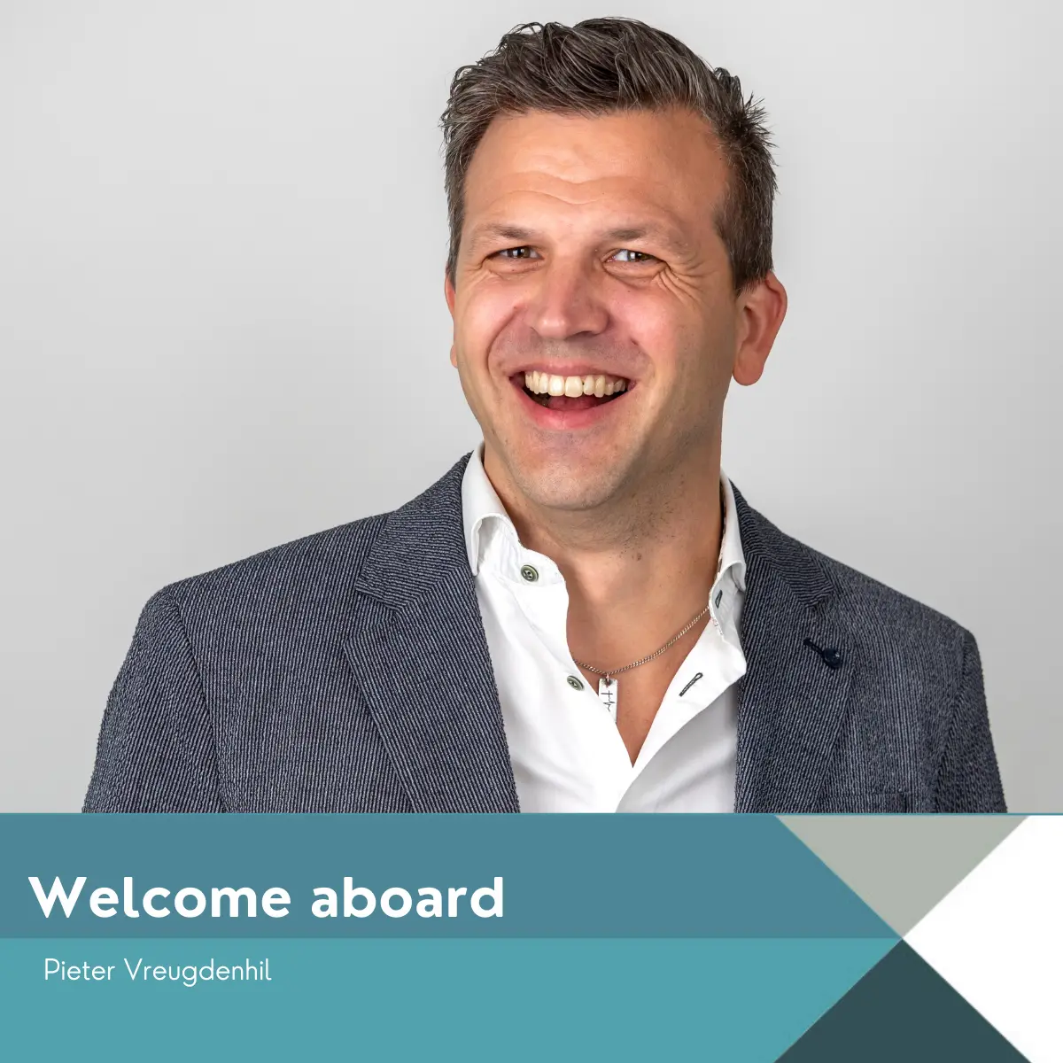 Welcome aboard Pieter Vreugdenhil